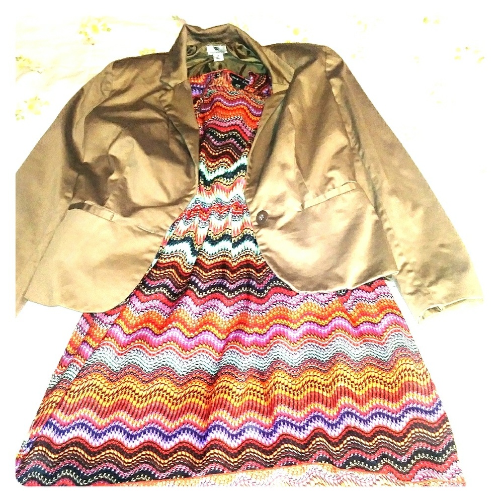 Dress and blazer